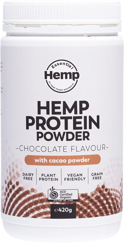 ESSENTIAL HEMP Organic Hemp Protein  Chocolate 420g