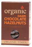 ORGANIC TIMES Dark Chocolate  Hazelnuts 150g