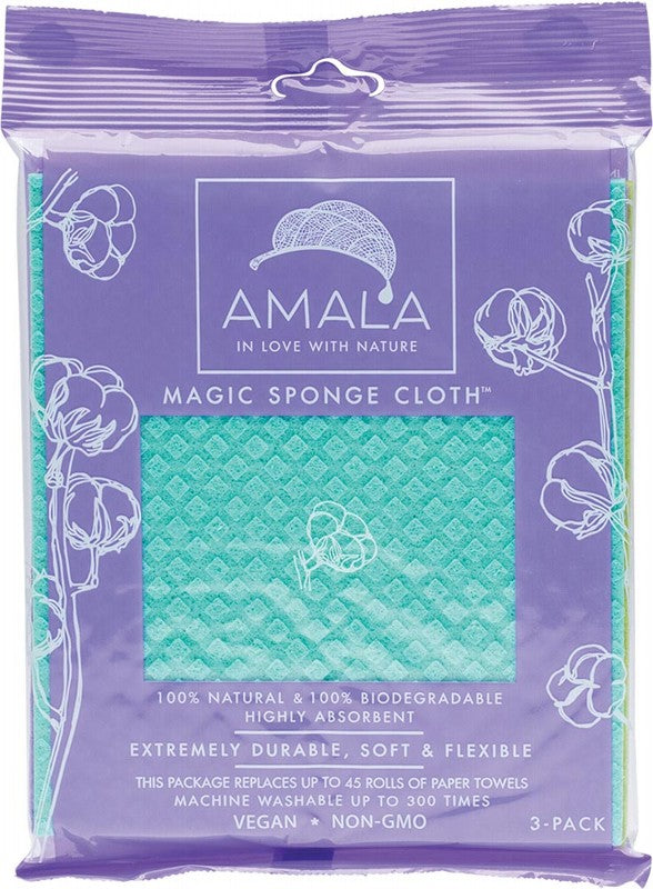 AMALA Magic Sponge Cloth  100% Biodegradable 3