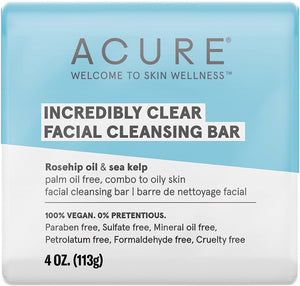 ACURE Incredibly Clear  Facial Cleansing Bar 113g