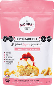 THE MONDAY FOOD CO Keto Cake Mix  Classic Vanilla Sponge 250g
