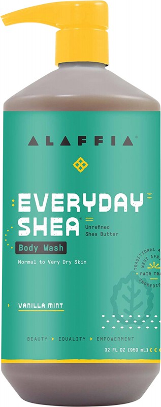 ALAFFIA Everyday Shea  Body Wash - Vanilla Mint 950ml