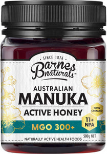 Barnes Naturals Australian Active Manuka Honey MGO 300+ 500g