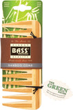 BASS BRUSHES Bamboo Comb  Medium - Wide Tooth 1