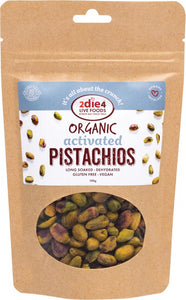 2DIE4 LIVE FOODS Organic Activated Pistachios 100g