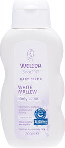 WELEDA White Mallow Body Lotion  Baby Derma - Fragrance Free 200ml