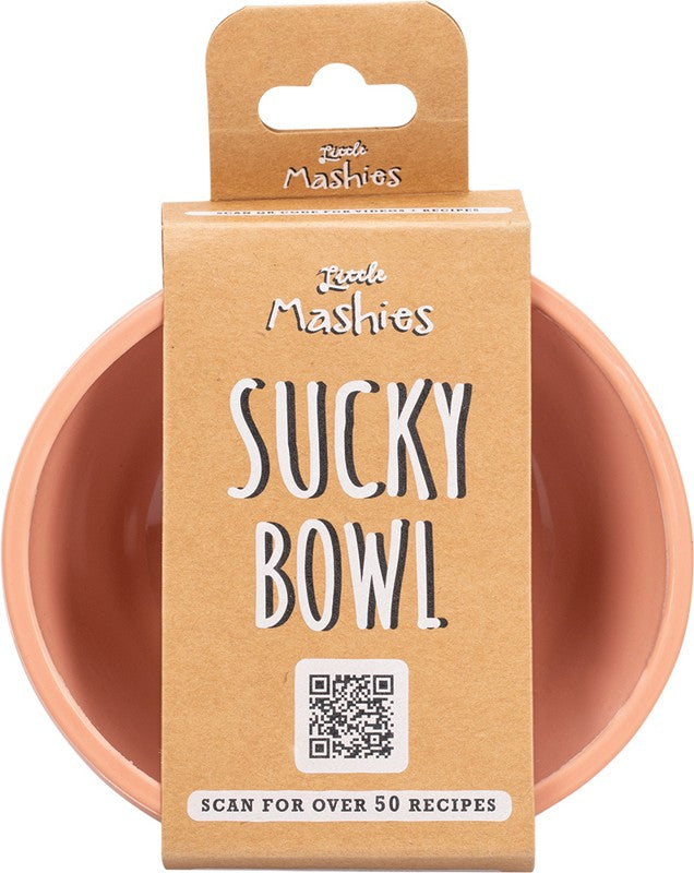 LITTLE MASHIES Silicone Sucky Bowl  Blush Pink 1