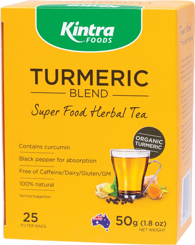 KINTRA FOODS Turmeric Blend  Tea Bags 25