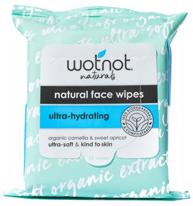 WOTNOT Natural Face Wipes  Ultra-Hydrating 25