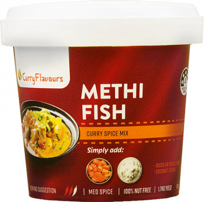 Curry Flavours Methi Fish Curry Spice Mix Tub 100g