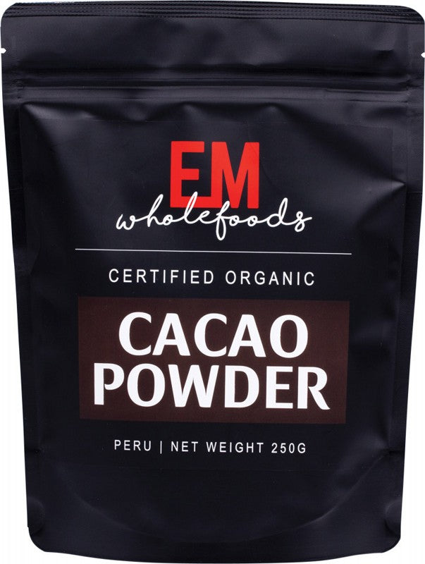 EM WHOLEFOODS Cacao Powder  Certified Organic 250g