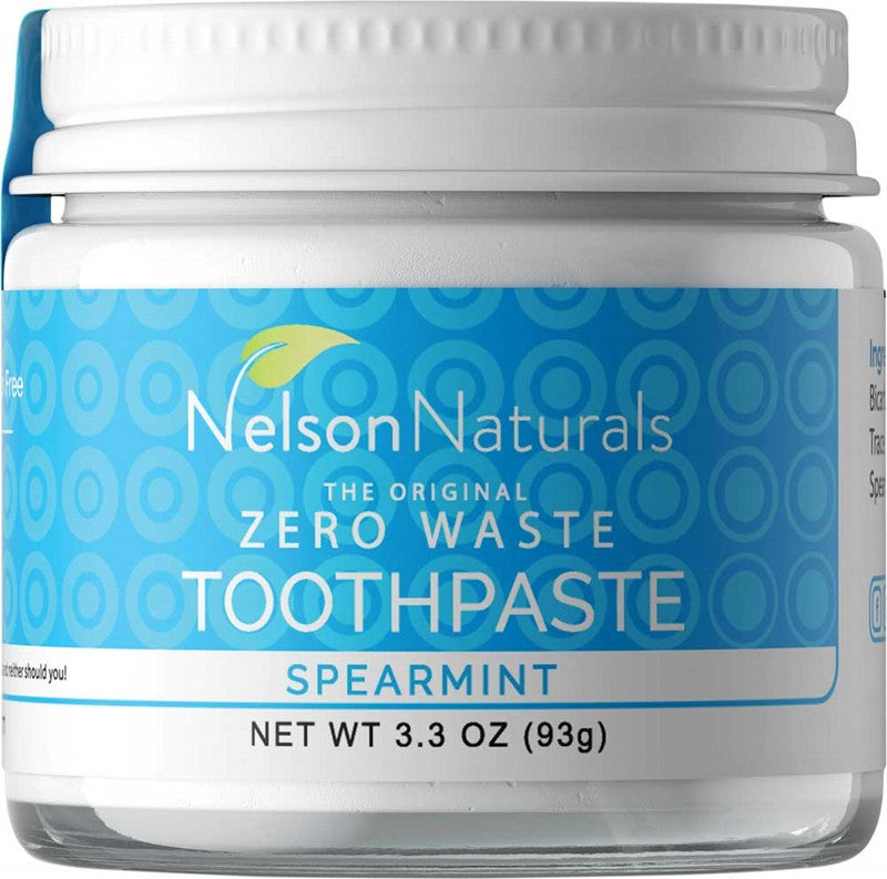 NELSON NATURALS Zero Waste Toothpaste  Spearmint 93g