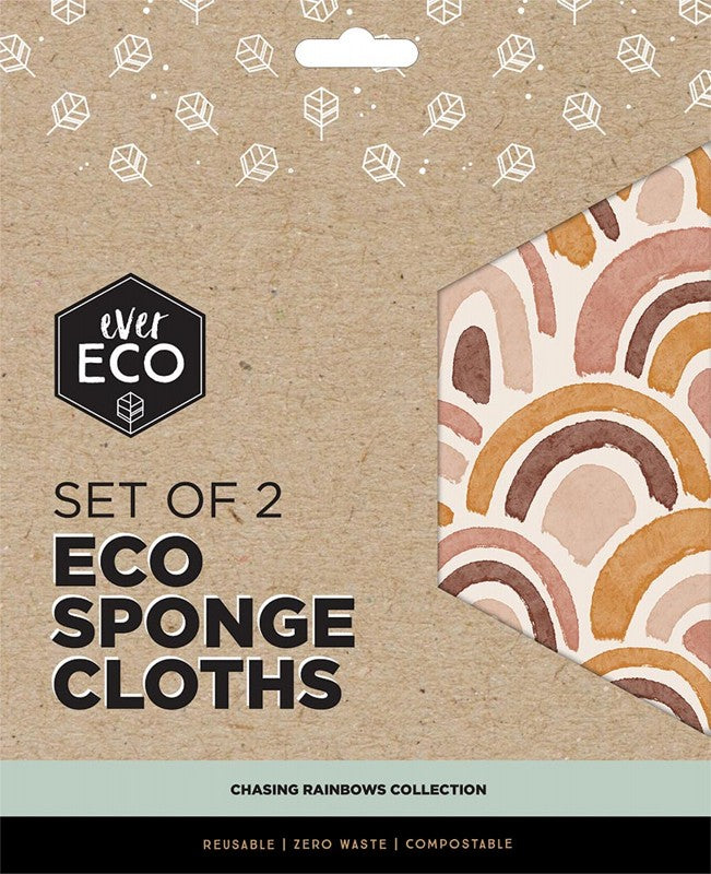 EVER ECO Eco Sponge Cloths  Chasing Rainbows Collection 2