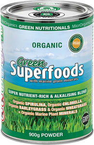 GREEN NUTRITIONALS Organic Green Superfoods  Powder 900g