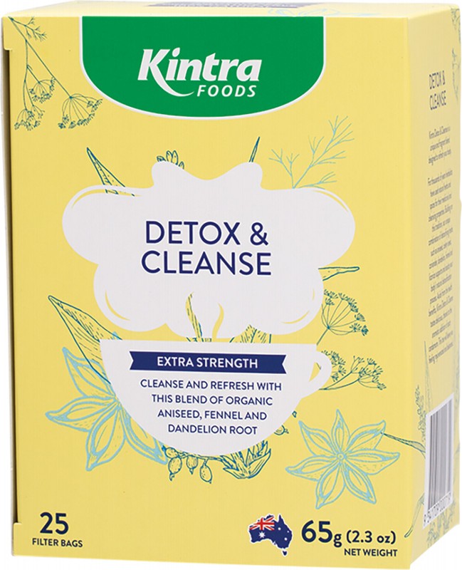 KINTRA FOODS Herbal Tea Bags  Detox & Cleanse 25
