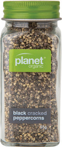 PLANET ORGANIC Spices  Black Cracked Peppercorns 55g