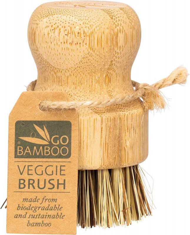 GO BAMBOO Veggie Brush  100% Biodegradable 1