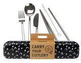 RETROKITCHEN Carry Your Cutlery - Criss Cross  Stainless Steel Cutlery Set 1