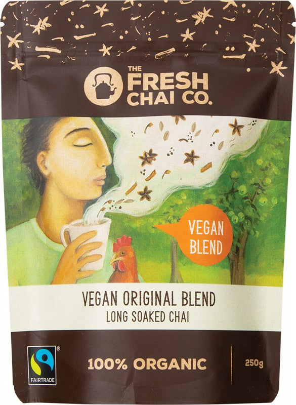 THE FRESH CHAI CO Vegan Original Blend  Long Soaked Chai 250g