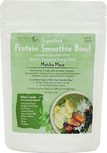 For Life Matcha Maca Protein Smoothie Bowl Mix 175g OCT20