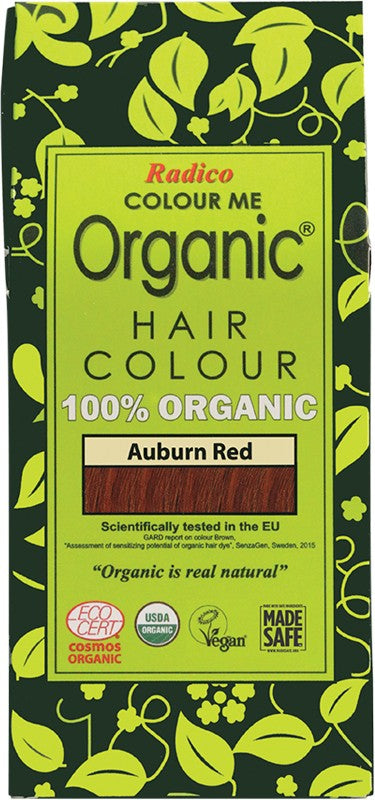 RADICO Colour Me Organic - Hair Colour  Powder - Auburn Red 100g