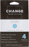 CHANGE Cleaning Tablets  Glass 4 Tabs