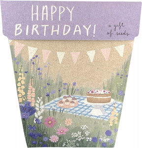 SOW 'N SOW Gift Of Seeds  Happy Birthday - Picnic 1