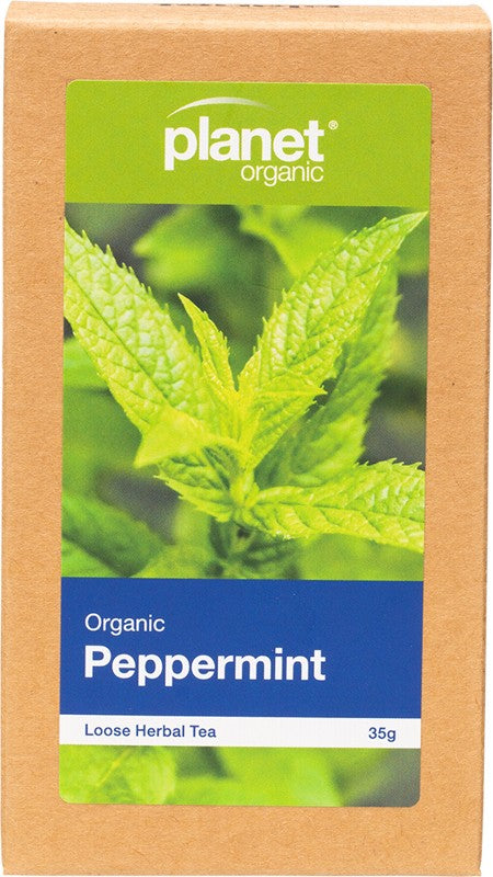PLANET ORGANIC Herbal Loose Leaf Tea  Organic Peppermint 35g