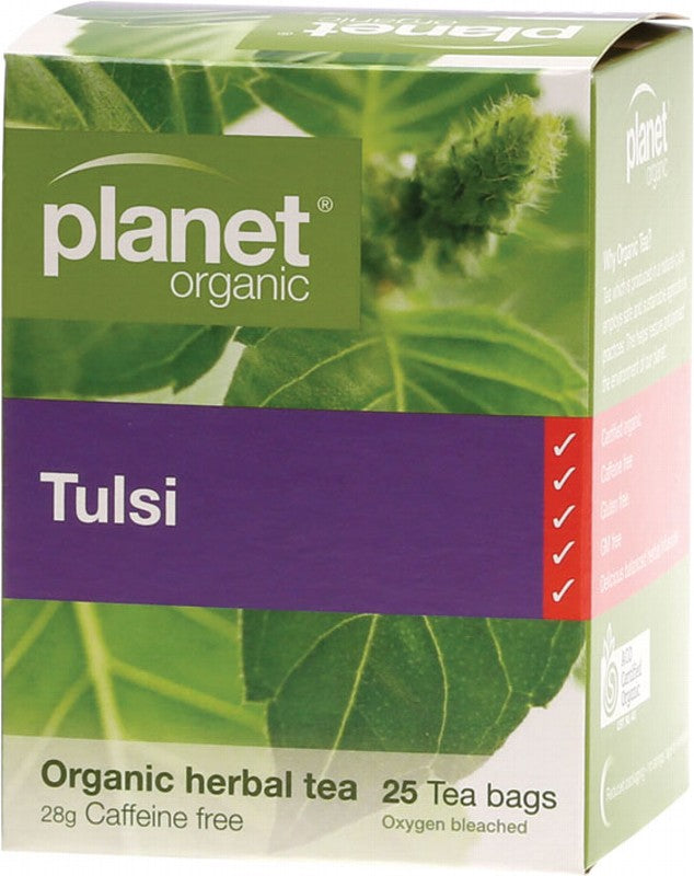 PLANET ORGANIC Herbal Tea Bags  Tulsi 25