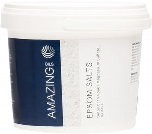 AMAZING OILS Magnesium Epsom Salts  Detox Bath Soak 2kg