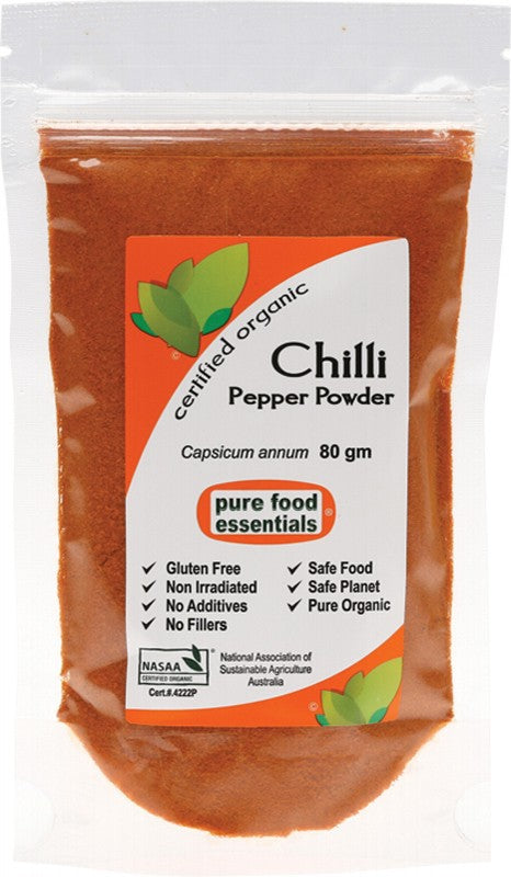 PURE FOOD ESSENTIALS Spices  Chilli Powder 80g