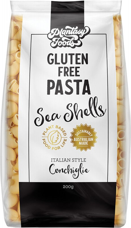 PLANTASY FOODS Gluten Free Pasta  Sea Shells - Conchiglie 250g