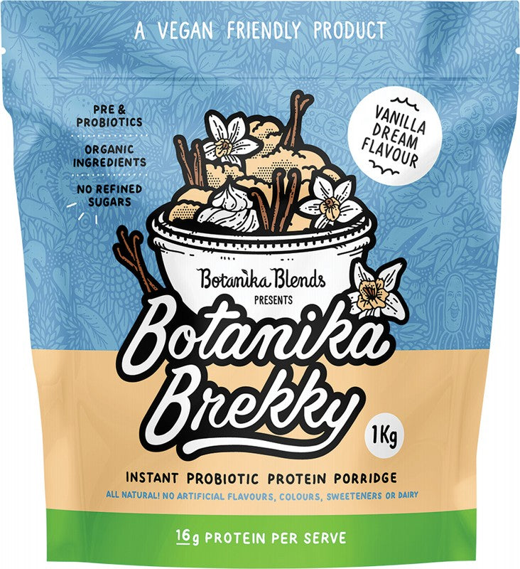 BOTANIKA BLENDS Botanika Brekky Probiotic Porridge  Vanilla Dream 1kg