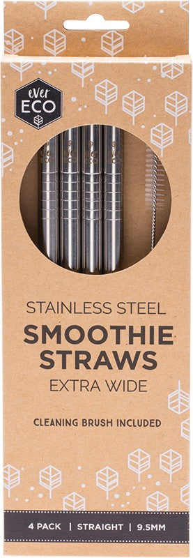 EVER ECO Stainless Steel Straws - Straight  Smoothie 4