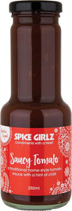 SPICE GIRLZ Saucy Tomato  Home-Style Tomato Sauce With Chilli 250ml