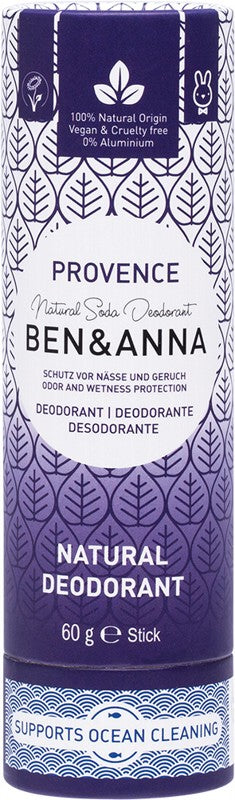 BEN & ANNA Natural Soda Deodorant Stick  Provence 60g