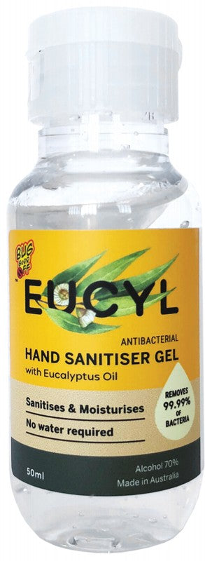 BUG-GRRR OFF EUCYL  Hand Sanitiser Gel With Eucalyptus 50ml