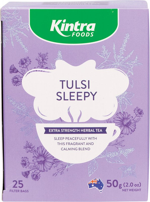 KINTRA FOODS Herbal Tea Bags  Tulsi Sleepy 25