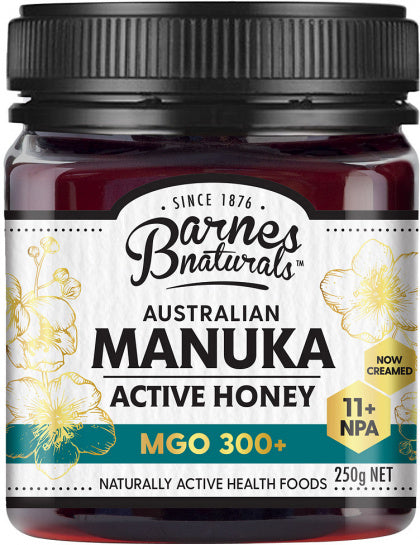 Barnes Naturals Australian Active Manuka Honey MGO 300+ 250g