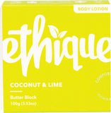 ETHIQUE Body Butter Block  Coconut & Lime 100g