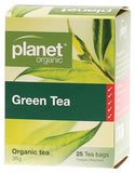 PLANET ORGANIC Herbal Tea Bags  Green Tea 25