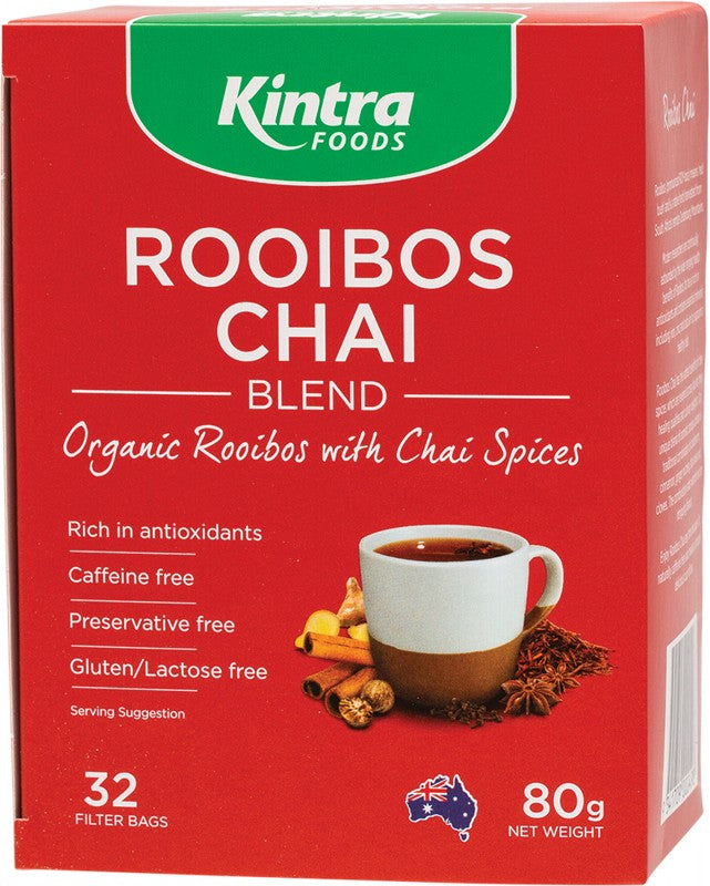 KINTRA FOODS Rooibos Chai  Tea Bags 32