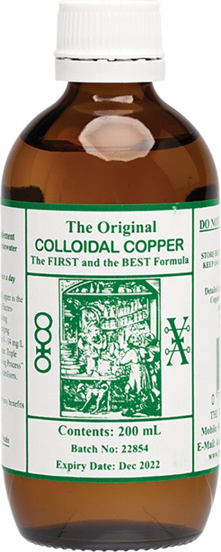 ORIGINAL COLLOIDAL Colloidal Copper 200ml