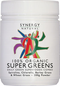 SYNERGY ORGANIC Super Greens  Powder 200g