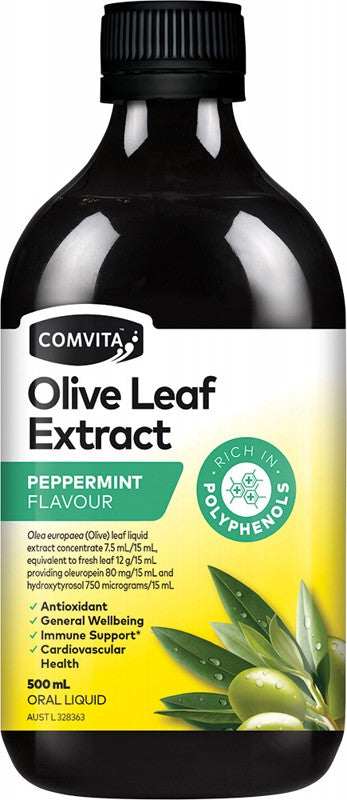 COMVITA Olive Leaf Extract  Peppermint 500ml