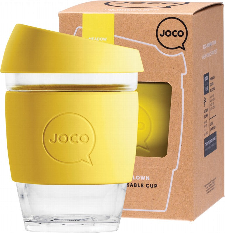 JOCO Reusable Glass Cup  Regular 12oz - Meadowlark 354ml