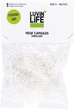 LUVIN LIFE Vege Capsules  Unfilled - Size 0 100