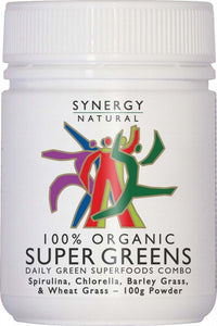 SYNERGY ORGANIC Super Greens  Powder 100g