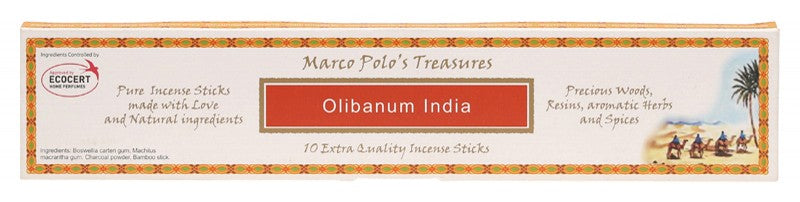 MARCO POLO'S TREASURES Incense Sticks  Olibanum India 10