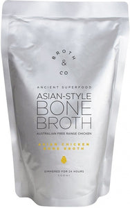 Broth & Co Asian Chicken Bone Broth Liquid Free Range 500ml